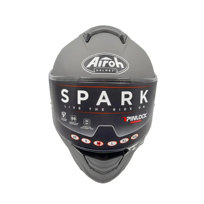 CASCO AIROH SPARK ANTHRACITE MATE GRIS