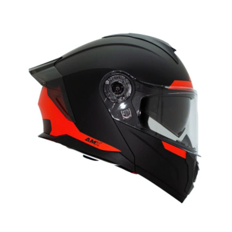 CASCO AMX NEXO NITRO MATE NEGRO ROJO