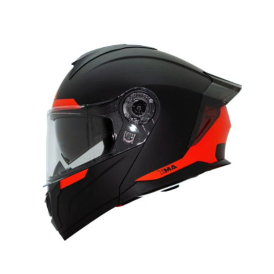 CASCO AMX NEXO NITRO MATE NEGRO ROJO