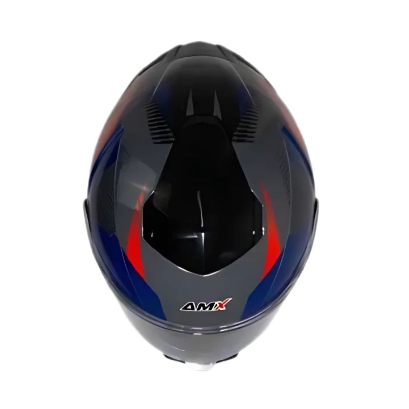 CASCO AMX STREAM JASPER GRIS AZUL ROJO