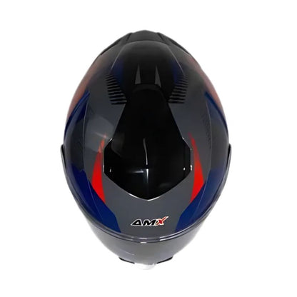 CASCO AMX STREAM JASPER GRIS AZUL ROJO