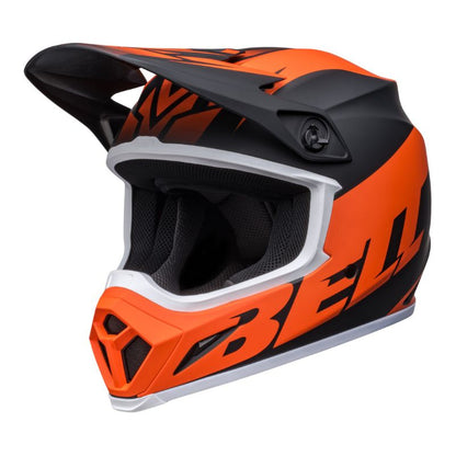 CASCO BELL MX9 MIPS DISRUPT MATE NARANJA NEGRO