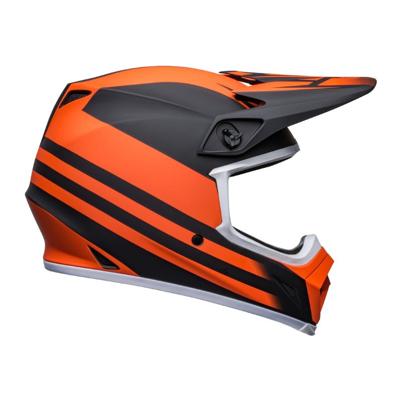CASCO BELL MX9 MIPS DISRUPT MATE NARANJA NEGRO