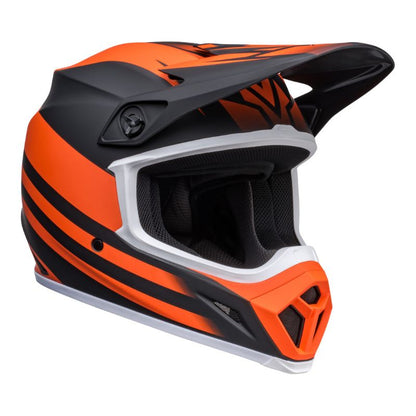 CASCO BELL MX9 MIPS DISRUPT MATE NARANJA NEGRO