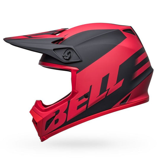 CASCO BELL MX9 MIPS DISRUPT MATE ROJO NEGRO