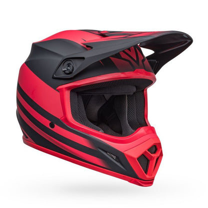 CASCO BELL MX9 MIPS DISRUPT MATE ROJO NEGRO