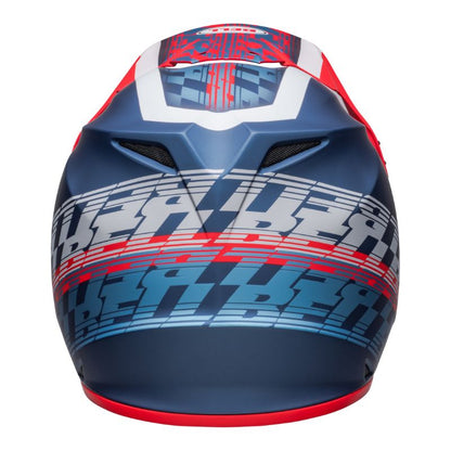 CASCO BELL MX9 MIPS OFFSET MATE AZUL BLANCO