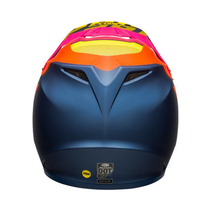CASCO BELL MX9 MIPS STRIKE MATE AZUL NARANJA