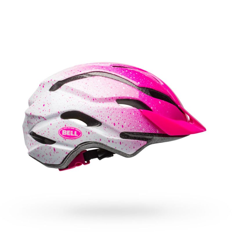 CASCO BELL REVOLUTION FUCSIA BLANCO MIPS