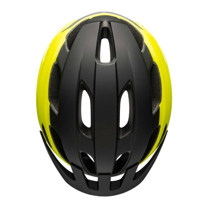 CASCO BELL TRACE MATE AMARILLO NEON NEGRO