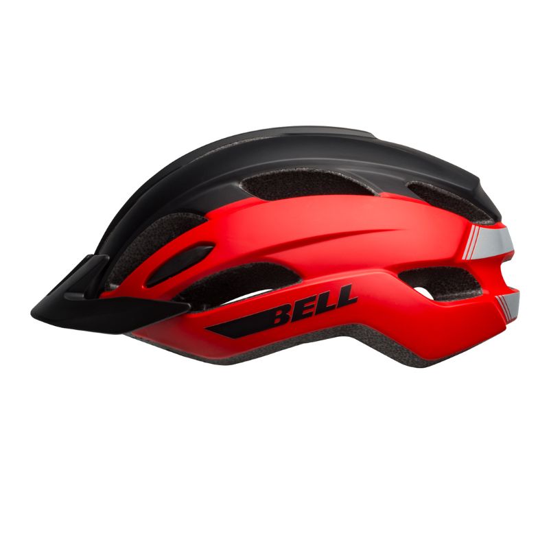 CASCO BELL TRACE MATE ROJO NEGRO