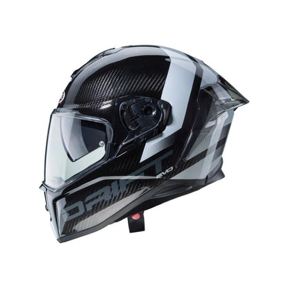 CASCO CABERG DRIFT EVO CARBON SONIC GRIS BLANCO