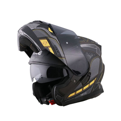 CASCO EDGE CHEKO BATMAN MATE NEGRO