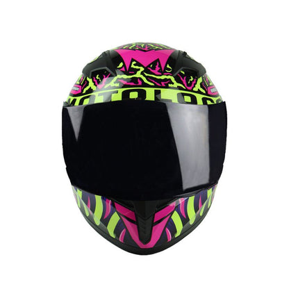 CASCO EDGE DENVER MOTOLOCO NEGRO AMARILLO NEON