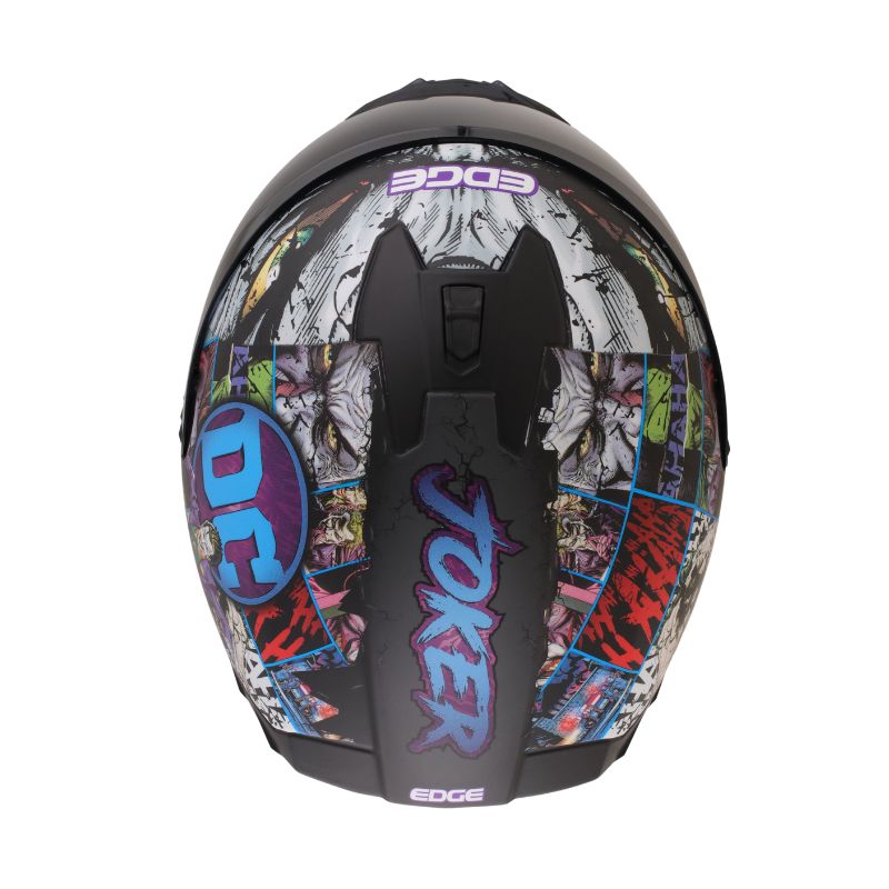CASCO EDGE ZOOM PRO THE JOKER MATE NEGRO