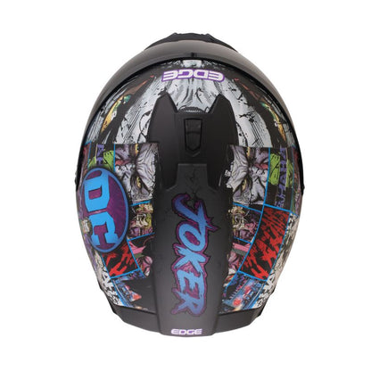 CASCO EDGE ZOOM PRO THE JOKER MATE NEGRO