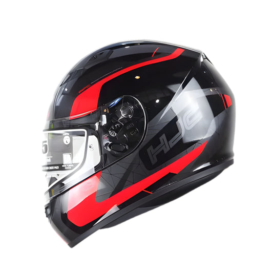 CASCO HJC CS-15 DOSTA MC1 NEGRO ROJO