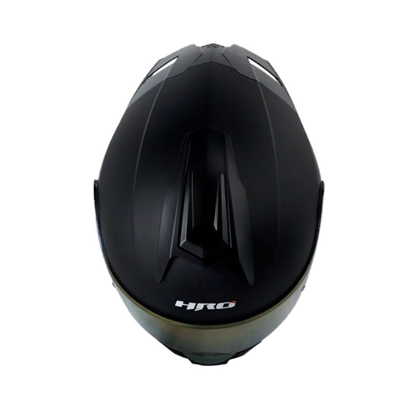 CASCO HRO HRO-3480DV EVO SOLID MATE NEGRO ROJO IRIDIUM ROJO