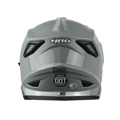 CASCO HRO HRO-MX330DV DOWNHILL GRIS GRIS VISOR IRIDIUM AZUL