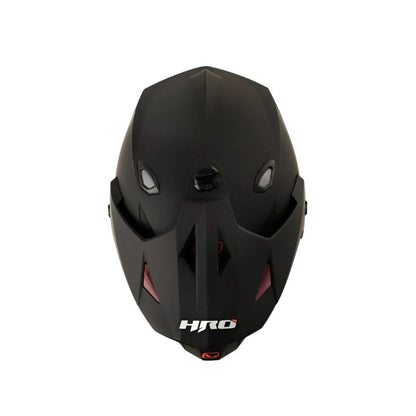 CASCO HRO HRO-MX330DV SOLID MATE NEGRO FUCSIA VISOR IRIDIUM