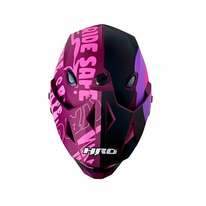 CASCO HRO HRO-MX330DV WRITTER MATE MORADO OSCURO VISOR