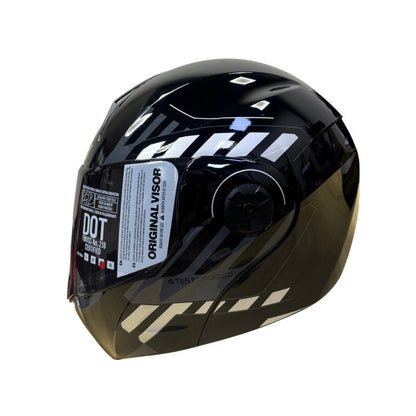 CASCO ICH-3110DV CICU NEGRO GRIS VISOR HUMO