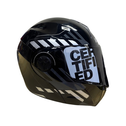 CASCO ICH-3110DV CICU NEGRO GRIS VISOR HUMO