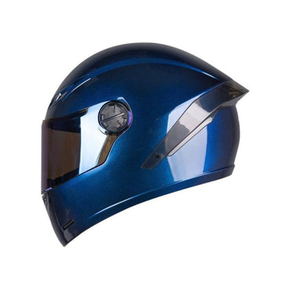 CASCO ICH-501SP SOLID CAMALEON AZUL VISOR AZUL