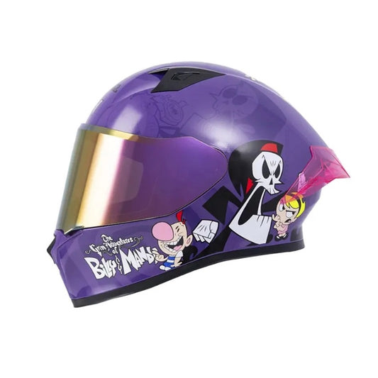 CASCO ICH-503 BILLY Y MANDY MORADO MORADO VISOR MORADO