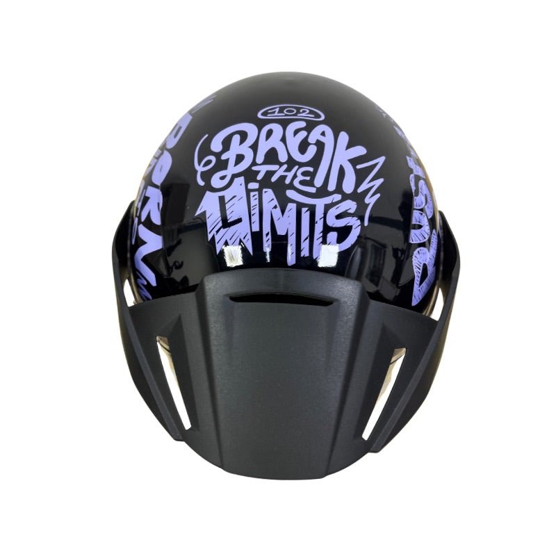 CASCO ICH ICH-102 RUMBLE NEGRO LILA