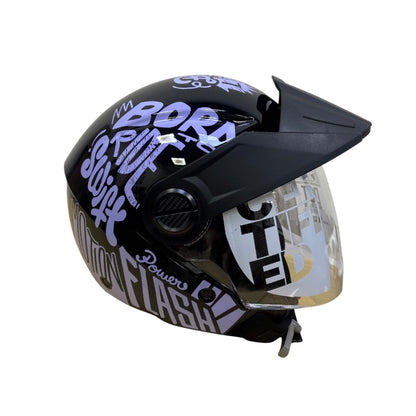 CASCO ICH ICH-102 RUMBLE NEGRO LILA