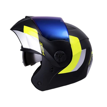 CASCO ICH ICH-3110DV LOKHET MATE NEGRO AMARILLO NEON AZUL