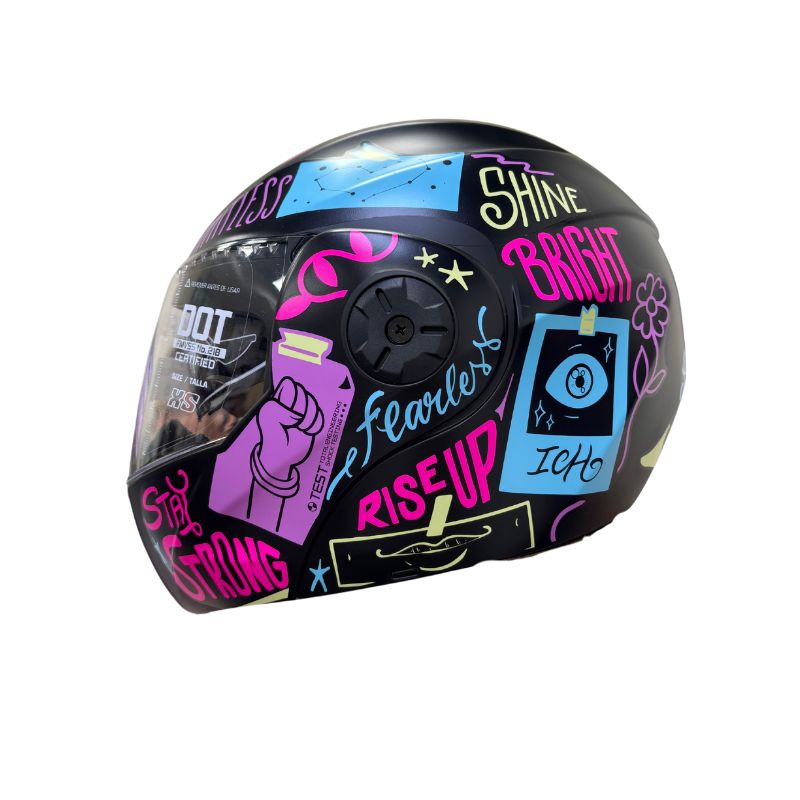 CASCO ICH ICH-3110S FEEL MATE NEGRO AZUL