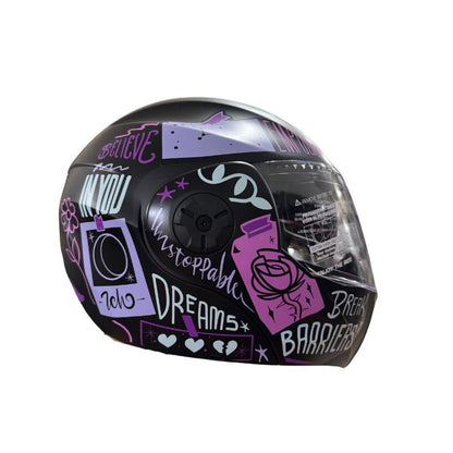 CASCO ICH ICH-3110S FEEL MATE NEGRO LILA