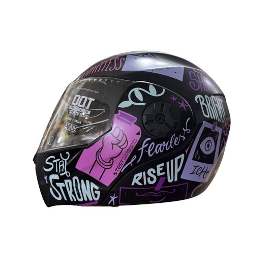 CASCO ICH ICH-3110S FEEL MATE NEGRO LILA