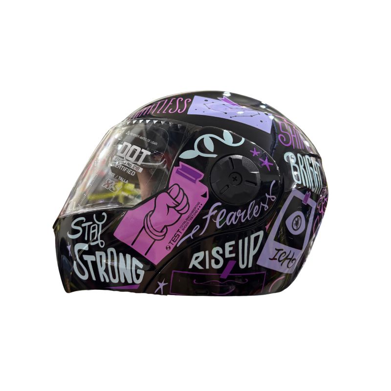 CASCO ICH ICH-3110S FEEL NEGRO LILA