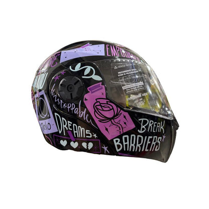 CASCO ICH ICH-3110S FEEL NEGRO LILA