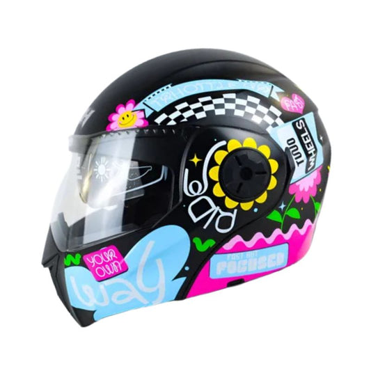 CASCO ICH ICH-3110S SHAMELESS NEGRO AMARILLO