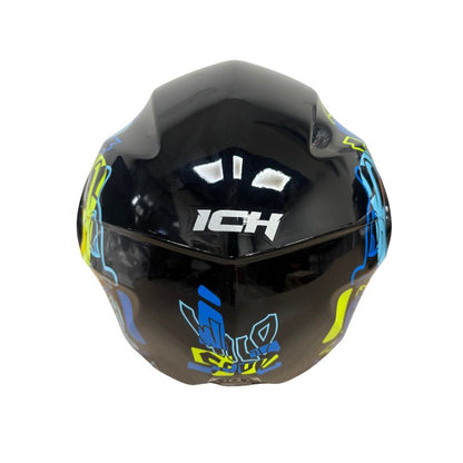 CASCO ICH ICH-3110S WILD SOUL NEGRO AZUL