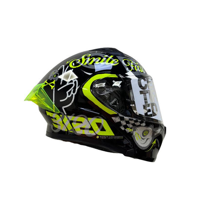CASCO ICH ICH-3120DV ELEMENTARY NEGRO AMARILLO NEON HUMO