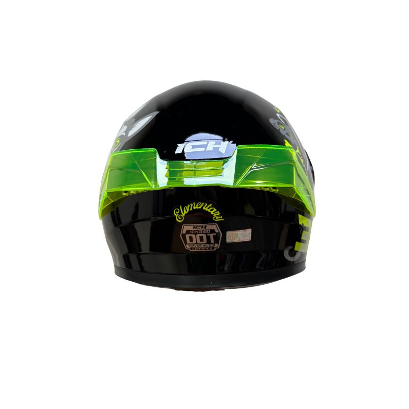 CASCO ICH ICH-3120DV ELEMENTARY NEGRO AMARILLO NEON HUMO