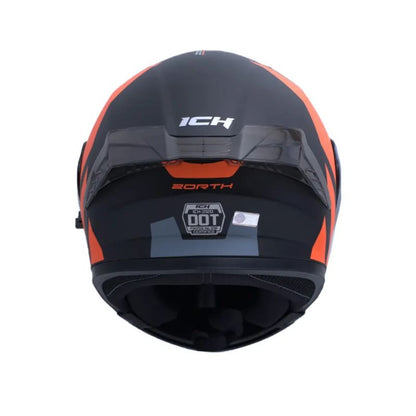 CASCO ICH ICH-3120DV ZORTH MATE NEGRO NARANJA NEON HUMO