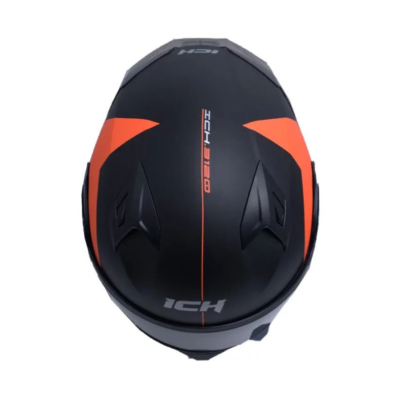 CASCO ICH ICH-3120DV ZORTH MATE NEGRO NARANJA NEON HUMO