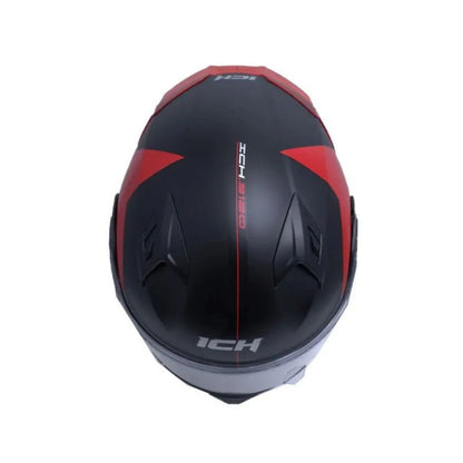 CASCO ICH ICH-3120DV ZORTH NEGRO ROJO VISOR HUMO