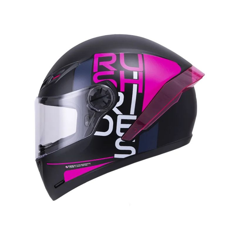 CASCO ICH ICH-501SP DOPE NEGRO FUCSIA VISOR HUMO