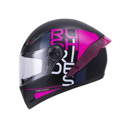 CASCO ICH ICH-501SP DOPE NEGRO FUCSIA VISOR HUMO