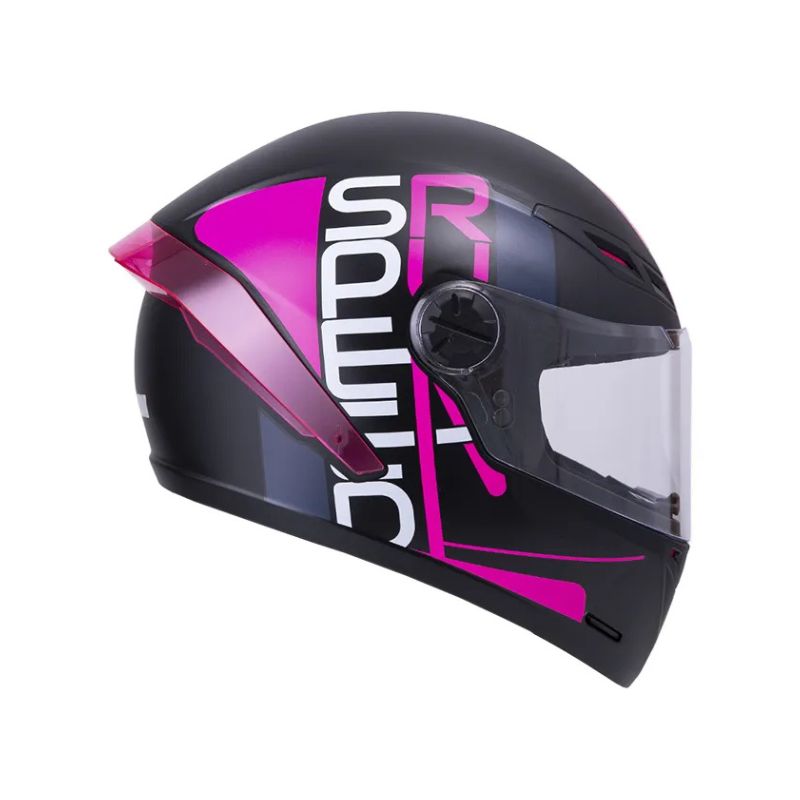 CASCO ICH ICH-501SP DOPE NEGRO FUCSIA VISOR HUMO