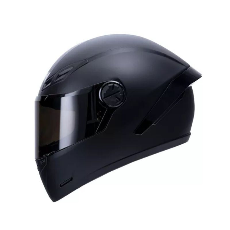 CASCO ICH ICH-501SP SOLID MATE NEGRO VISOR HUMO