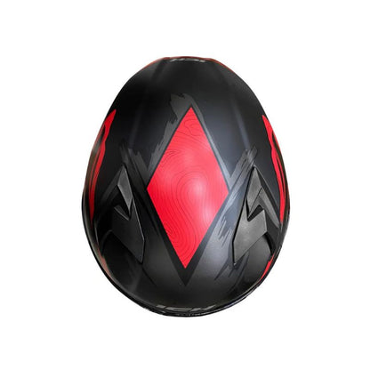 CASCO ICH ICH-503SP POOL MATE NEGRO ROJO HUMO