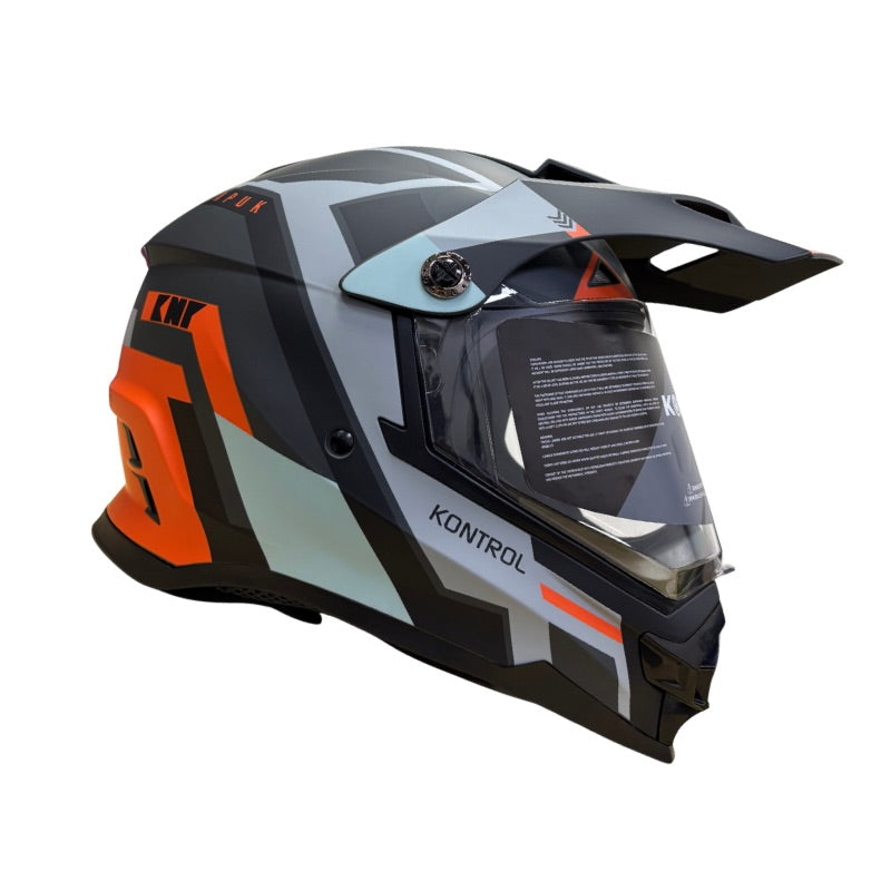 CASCO KONTROL 819-6 KAPUK MATE NEGRO NARANJA